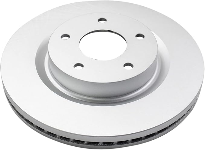 TRQ Front Brake Rotor Set G Coated Vented Compatible with 2007-2024 Nissan Altima