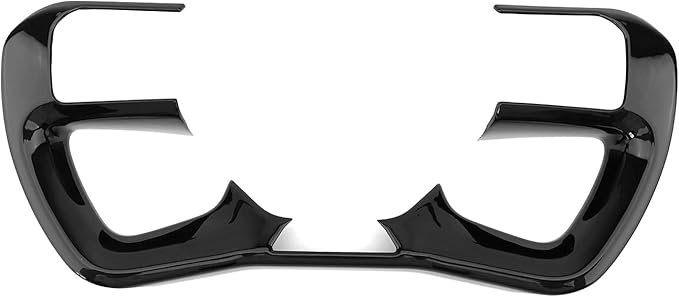 YOUTOOCAR Steering Wheel Trim Cover Compatible with Kia EV9 2024-2026 Accessories (Glossy Black)