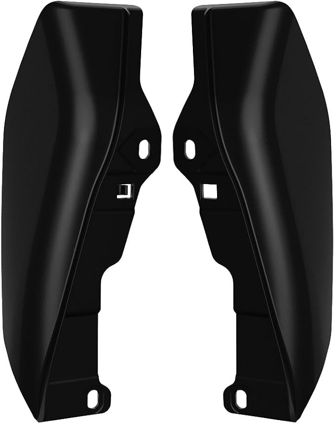 Color - Matched Mid Frame Air Deflectors Heat Shield, Perfectly Fit for Harley Touring Models 2009-2026 Raven Fade