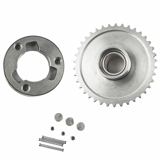 Road Passion Starter Clutch Flywheel Flange & One Way Bearing Compatible with Honda CMX250C Rebel 1985-1987 1996-2009 2012-2014/ CMX250X Rebel 2015-2016; 28120-201-040 28110-KB4-671