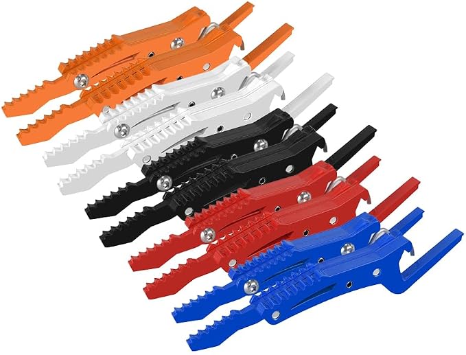 Universal Passenger Foot Pegs For Most Motocross, Dirt Bikes, Off-road And Supermoto Motorcycles With Original Footpegs MX Cross, Enduro Rear Pedals Rests 1 Pair