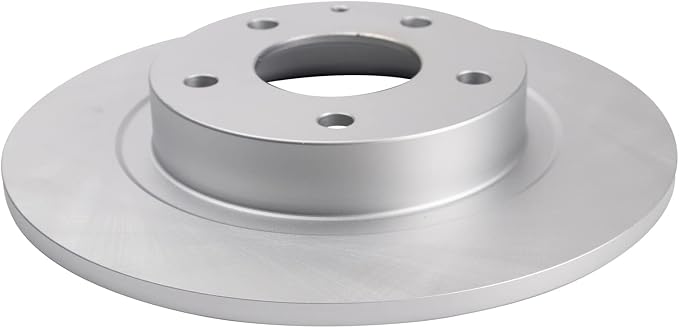 TRQ Rear Brake Rotor Set G Coated Solid Compatible with 2014-2021 Mazda 6