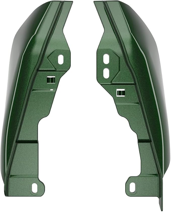 Advanblack 2024 RG Mid Frame Air Deflectors Compatible for Harley Touring Street Glide, Road King, Electra Glide, 2009-2025(Kinetic Green)