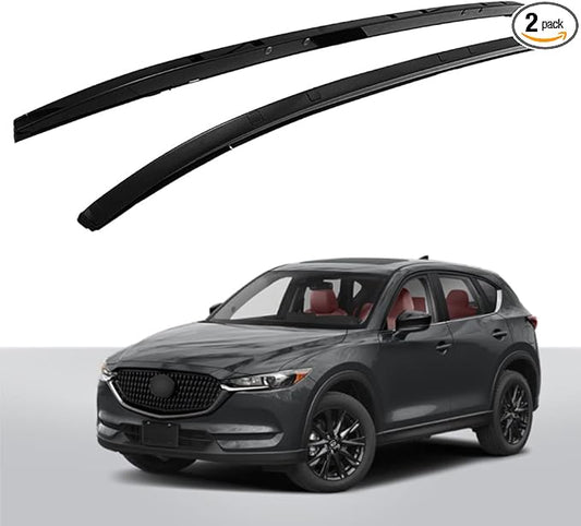 Roof Rails Fit for Mazda CX-5 2017-2025 Black Roof Rack Side Rails Crossbars Cargo Bars Carrier