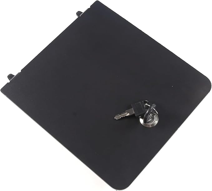 Lcojicep Trunk Bed Security Lockbox Cover Compatible with Ford Maverick 2022-2025，Truck Bed Side Storage Box Lockbox Cover Replacement ， with lock Storage box panel Cover Accessories (Black A)
