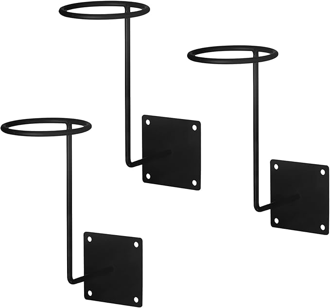 ILM 3 Pack Helmet Holder Rack Hook Helmets Stand Wall Mount Jacket Hanger Motorcycle Accessories