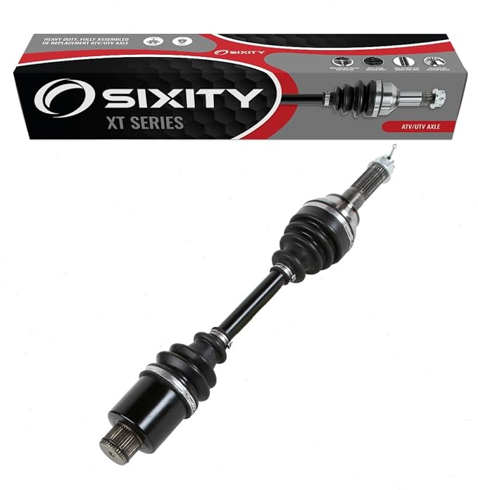 Sixity XT Rear Right CV Axle for Polaris Sportsman 400 HO South 2006-14 | 450 500 EFI Polaris Pursuite LE 570 EPS Touring 700 MV 800 6x6 Big Boss Military Forest Tractor