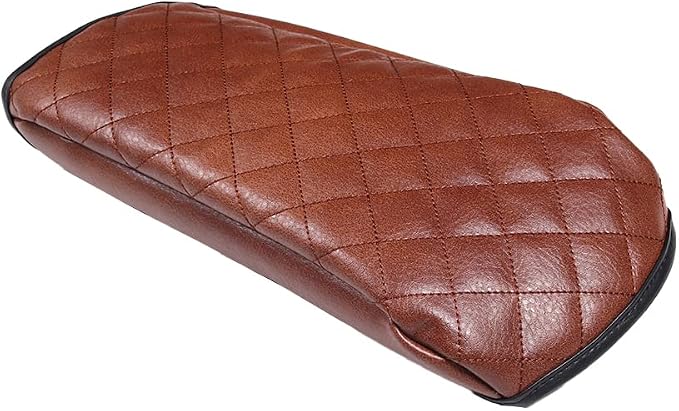 TINKI Center Console Armrest Cover Kit, Console Armrest Cushion Automotive Customized Console Armrest Cushion, Fit for Mercedes Benz G Class 2013-2018 Accessory Organizer Protector (Plaid - Brown)