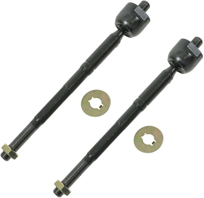 TRQ Front Inner Tie Rod Set 2 Piece Compatible with 2001-2005 Lexus IS300