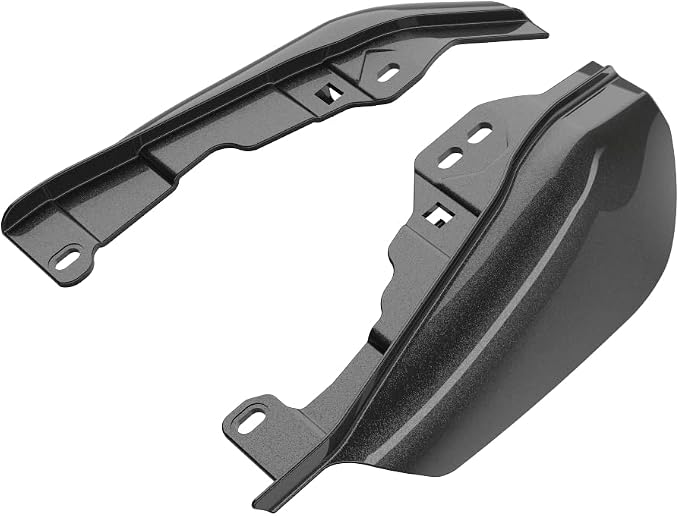 Advanblack 2024 RG Mid Frame Air Deflectors Compatible for Harley Touring Street Glide, Road King, Electra Glide, 2009-2025(Gray Haze)