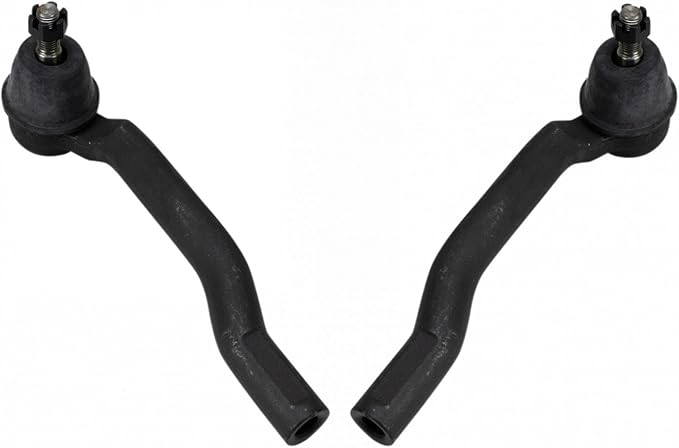 TRQ Outer Left and Right Tie Rod Set 2 Piece Compatible with 15-18 Chevrolet City Express 18-20 Nissan Kicks 13-16 Sentra 17-19 Sentra S 13-21 NV200 20-23 LEAF without Speed Sensitive Steering