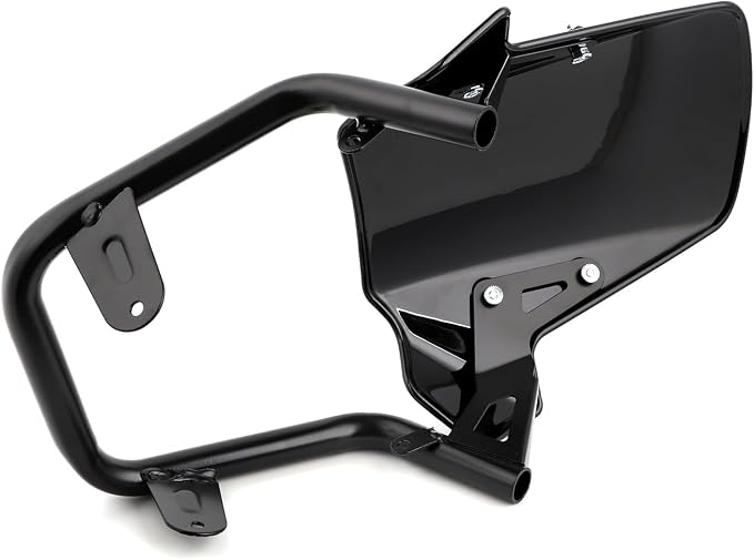 Mokuo Motorcycle Windshield in ABS Material Compatible with Honda Navi 2022 2023, Upgraded 3mm Thickness Come with Mounting Bracket,Black Color