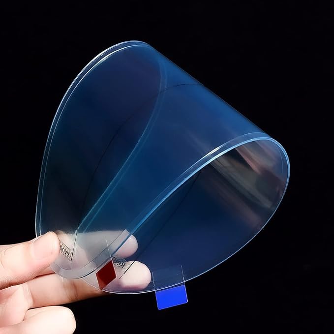 Motorcycle Helmet Visor Anti Fog Film - Helmet Face Shield Anti-fog Insert Fog-resistant Clear Visor for Riding in Humid Cold Weather,Easy to Install,No Glue Residue Left,Long-Term Effects,Ride Safe