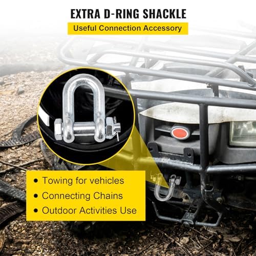 VEVOR G80 V Bridle Chain, 5/16 in x 3 ft Towing Chain Bridle with J Hooks and T Hooks, Heavy Duty Transport Tow Chain Bridle with 10800 lbs Safe Working Load Ideal for Flatbed Truck Wrecker Recovery