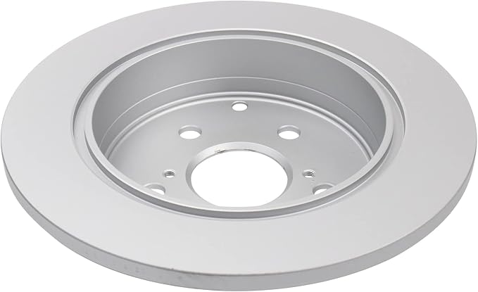 TRQ Rear Brake Rotor Set G Coated Solid Compatible with 2016-2020 Toyota Mirai 2012-2017 Prius V