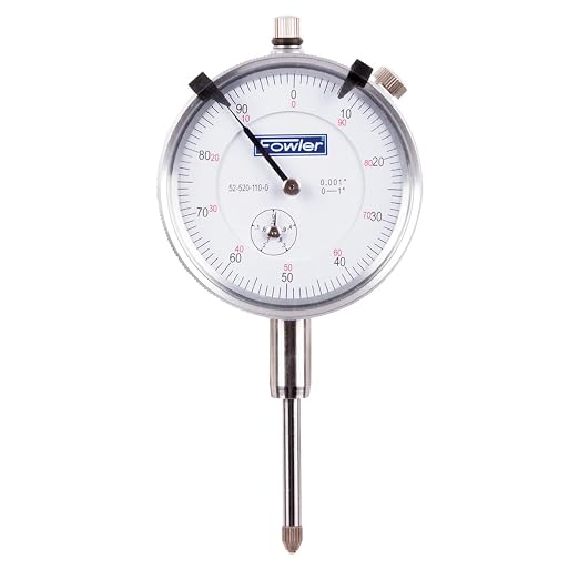 Fowler 52-520-110-0, Adg Dial Indicator With 0-1" Measuring Range