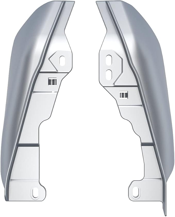 Advanblack 2024 RG Mid Frame Air Deflectors Compatible for Harley Touring Street Glide, Road King, Electra Glide, 2009-2025(Barracuda Sliver Denim)