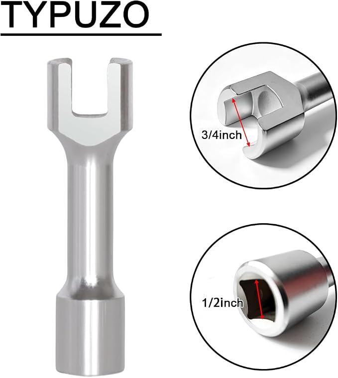 Socket 3/4" (19mm) for Strut Channel, Nut Driver 1/2" Drive Compatible with all 1-5/8" wide Strut Channels, suspension strut socket tool (6 PACK)