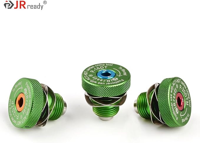 JRready P-16DT-NEW Positioner for ACT-HDT Crimp Tool Crimp contacts suitable for #16 Deutsch DT&Amphenol AT Series Solid Contacts