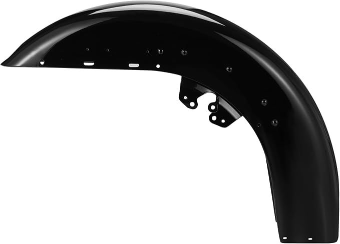 Gloss Black Front Fender Steel Mudguard Wheel Wrap Fit for Harley Touring Electra Glide, Road Glide, Road King, Street Glide 2014-2023