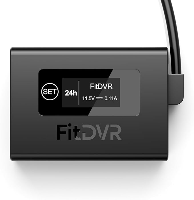 Parking Mode Dash Cam Power Adapter for Volkswagen Audi Porsche with Rain Sensor – Plug & Play Mirror Tap Kit, 3 Power Options, 6 Output Cables – for Most Dash Cameras