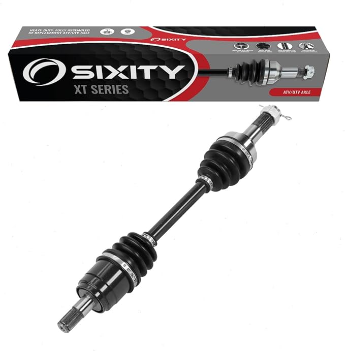 Sixity XT Front Left CV Axle for Honda TRX420FA5 FourTrax Rancher 4x4 | Auto DCT IRS TRX420FA6 EPS TRX500FA5 Foreman Rubicon TRX500FA6 TRX500FA6D D TRX500FA7 DL TRX500FE ESP TRX500FE1 ES