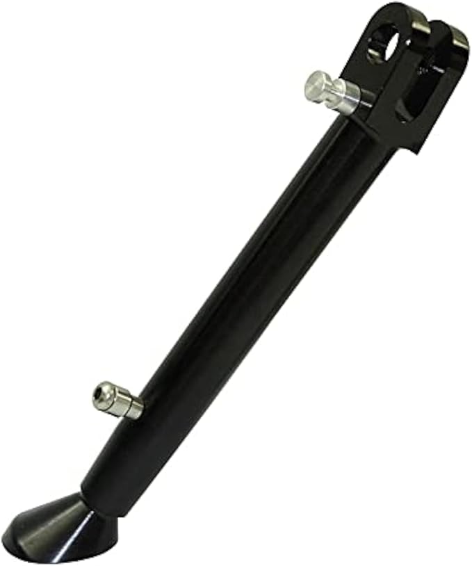 Motobiker Adjustable CNC Aluminum Kickstand Compatible with K-awasaki ZX-6 ZX6R ZZR600 ZX-9R ZX-10R Black