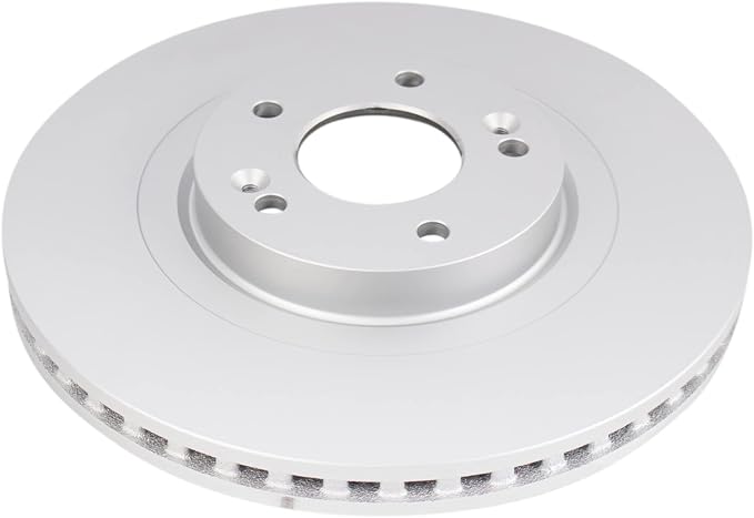 TRQ Front Brake Rotor Set G Coated Vented Compatible with 2013-2020 Hyundai Santa Fe 2013-2018 Santa Fe Sport 2019 XL 2014-2020 Kia Sorento