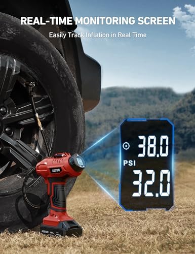 AstroAI Cordless Tire Inflator and AC to DC Converter 10A/120W/7.78FT/110V to12V