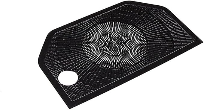 Stainless Steel Black Car Dashboard Speaker Mesh Net Panel Decorative Cover Fit forToyot-a Tundra 2022 2023 Auto Dashboard Speaker Grille Speaker Net Cover