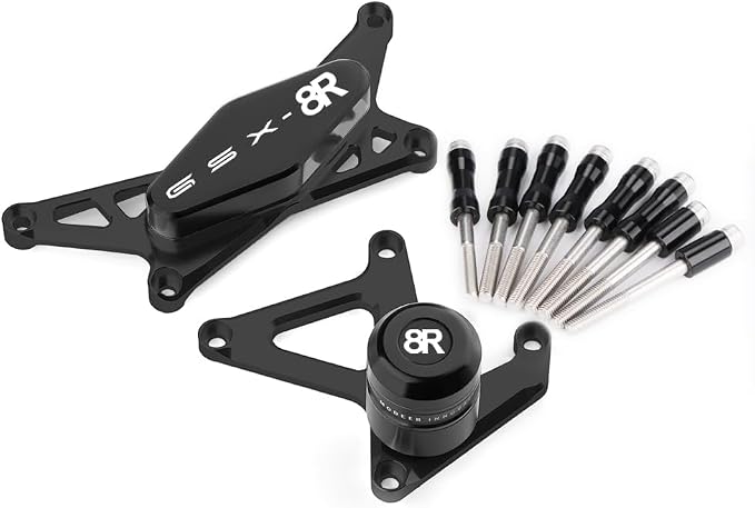 GSX-8R Frame Sliders Fit For GSX 8R 2024 2025 2026 + | GSX8R Falling Protect Crash Sliders Protect 2025 GSX 8R Falling protector 2025 GSX8R Accessories BK