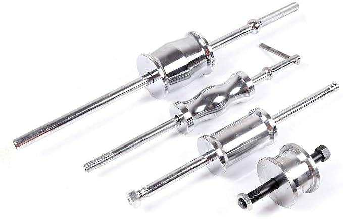 SCITOO 40pcs Fit Stubborn Diesels Engines Diesel Injector Extractor Master Tool Common Rail Tool Kit 3 Slide Hammers Various Adaptors