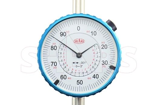 Shars 2" x 0.001" High Precision Dial Indicator 303-3115 P