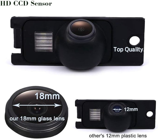 Super HD Vehicle Camera 1280x720 Pixels 1000 TV Lines car Rear View Back up Vehicle Camera Parking Reverse for Volvo S80 S140 XC60 S40 C70 S80L S40L S80 S60L S40L XC90 S80L Waterproof