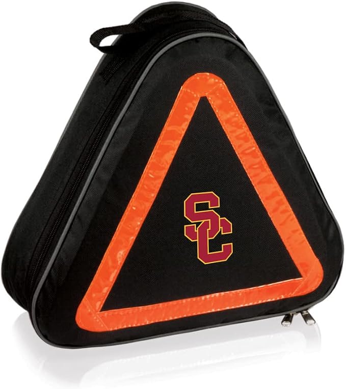 PICNIC TIME NCAA Roadside Emergency Car Kit - Auto Vehicle Safety Road Side Assistance with Jumper Cables and Car Tool Kit