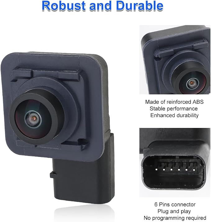 JDMON Backup Camera Replacement for Ford F150 GL LX 2017, Limited SSV 2016-2019, King Ranch Lariat Platinum XL XLT 2015-2019 Reverse Park Assist Camera Replacement for FL3T-19G490-AG FL3Z-19G490-B