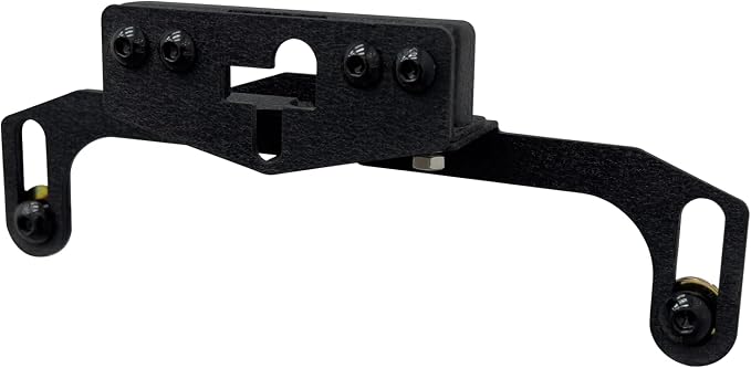 Front Camera Relocation Bracket Compatible with 2021 2022 2023 2024 2025 Ford Bronco | Corrects 360 View with Winch Bumper | Adjustable for Different Setups