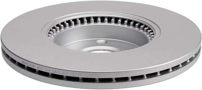 TRQ Front Brake Rotor Set G Coated Vented Compatible with 2006-2012 Ford Fusion 2007-2012 Lincoln MKZ 2006 Lincoln Zephyr 2006-2013 Mazda 6 2006-2011 Mercury Milan