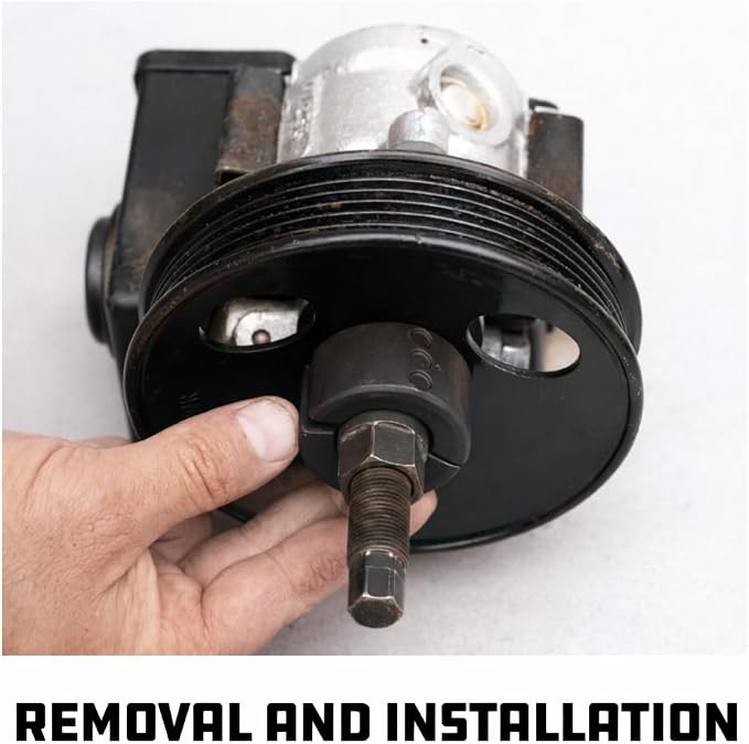 Powerbuilt Power Steering Pump Pulley Kit, Alternator Pulleys, Remove, Disconnect and Install, Adapters Included - 948002