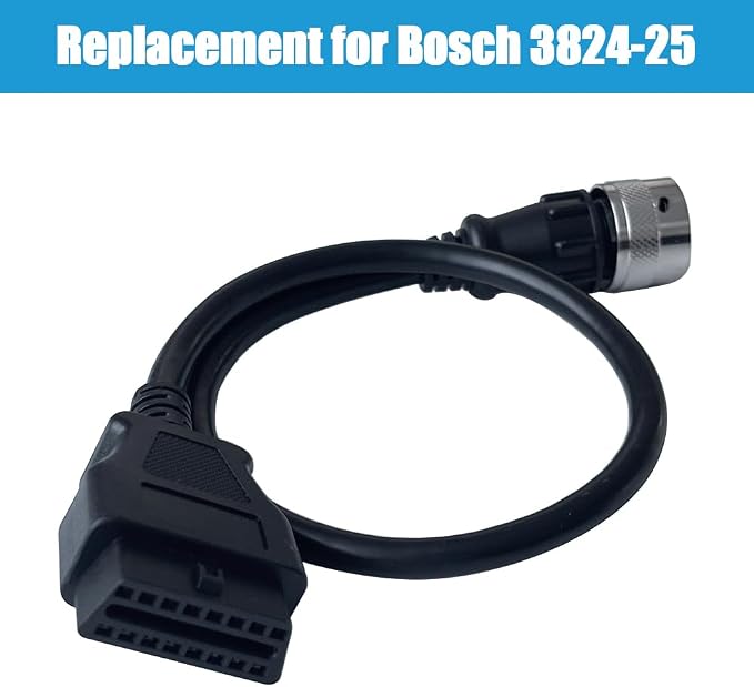 OBD2 Diagnostic Adapter Cable for Deutz Engine Relace for Bosch 3824-25 Work for MAZ Bus Ag: for Gregoire, for Manitou, for Claas OHW: for Liebherr for Bobcat for Hitachi for Kramer for Yanmar