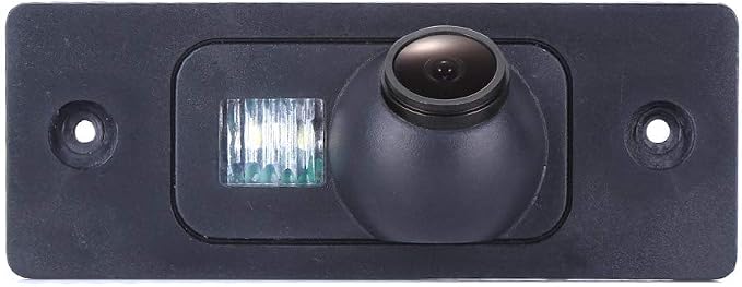 HD 720P Night Vision Waterproof Car License Light Plate Back Up Rear View Reverse Camera Replacement for Porsche Cayenne 9PA 2003-2010/Skoda Fabia Combi 2004/Audi TT 8J 2007