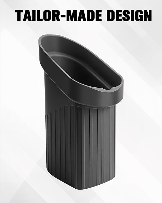 Silicone Car Trash Bin for Door 2026 F150 XLT Car Door Trashcan Trash Holder for2021-2026 F150 Raptor Accessories (STX/XLT/Lariat/Tremor/King Ranch/Platinum/Limited) Driver Passenger Door Bin Flexible