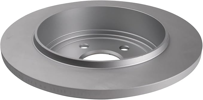 TRQ Rear Brake Rotor Set G Coated Vented Compatible with 2006-2010 Jeep Commander 2005-2010 Grand Cherokee