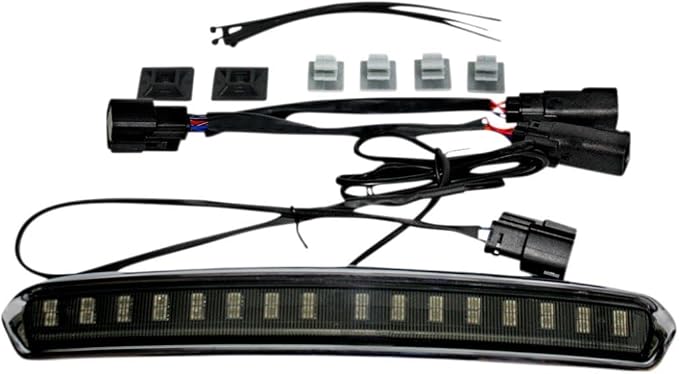 Custom Dynamics High Mount LED Light for 2014+ HD Touring - Chrome/Smoke
