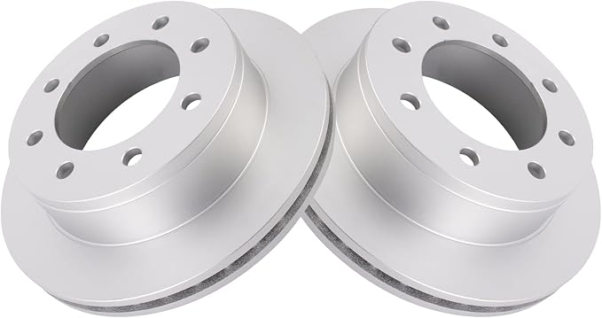 TRQ Rear Brake Rotor Set Compatible with 1999-2013 Chevrolet 1999-2016 GMC