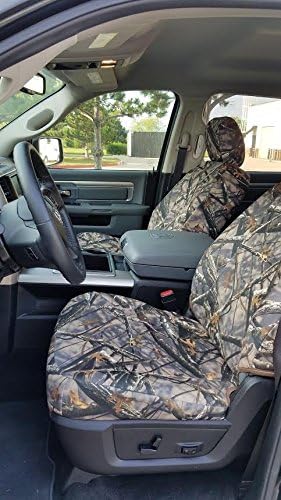 Durafit Seat Covers, D1309 Lost Camo Endura for 2009-2025 Dodge Ram Front Flat Bucket Seats