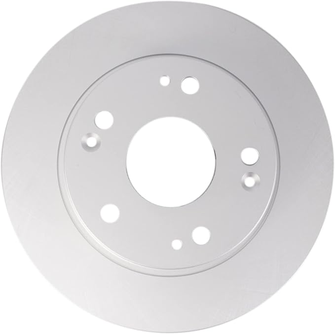TRQ Rear Brake Rotor Set Solid G-Coated Compatible with 2006-2015 Honda Civic 2013-2015 Acura ILX
