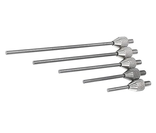 Carbide Needle Point 1.5mm Diameter Contact Points for Dial Indicator Depth Gauge Tool (A Set) (A Set)