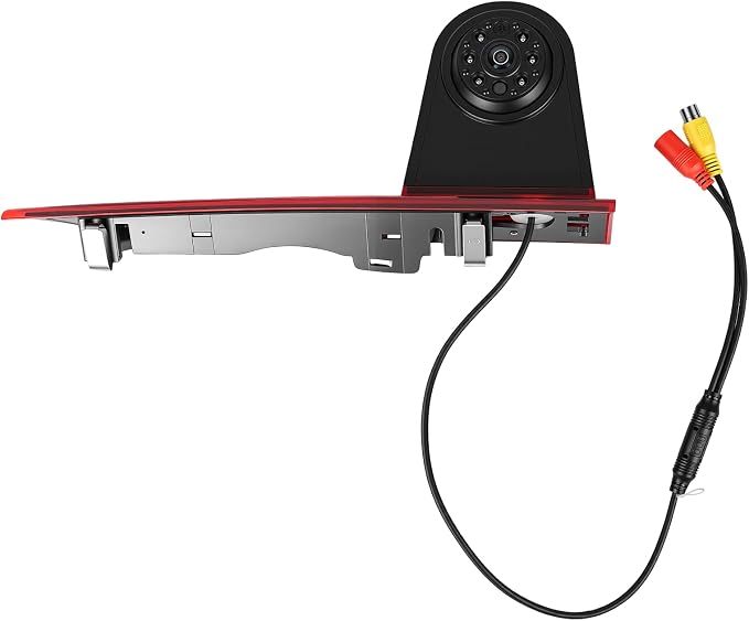 Back up Camera for Ford Transit 2012 2013 2014 2015 High Mount Third Brake Light Backup Camer IP67 Waterproof Reverse Camera with 140°Viewing Angle Night Vision Rear View Camera