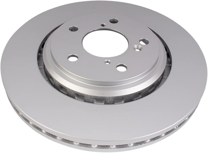 TRQ Front Brake Rotor Set G Coated Vented Compatible with 2017-2020 Acura MDX 2011-2024 Honda Odyssey 2019-2024 Passport 2016-2022 Pilot 2017-2024 Ridgeline
